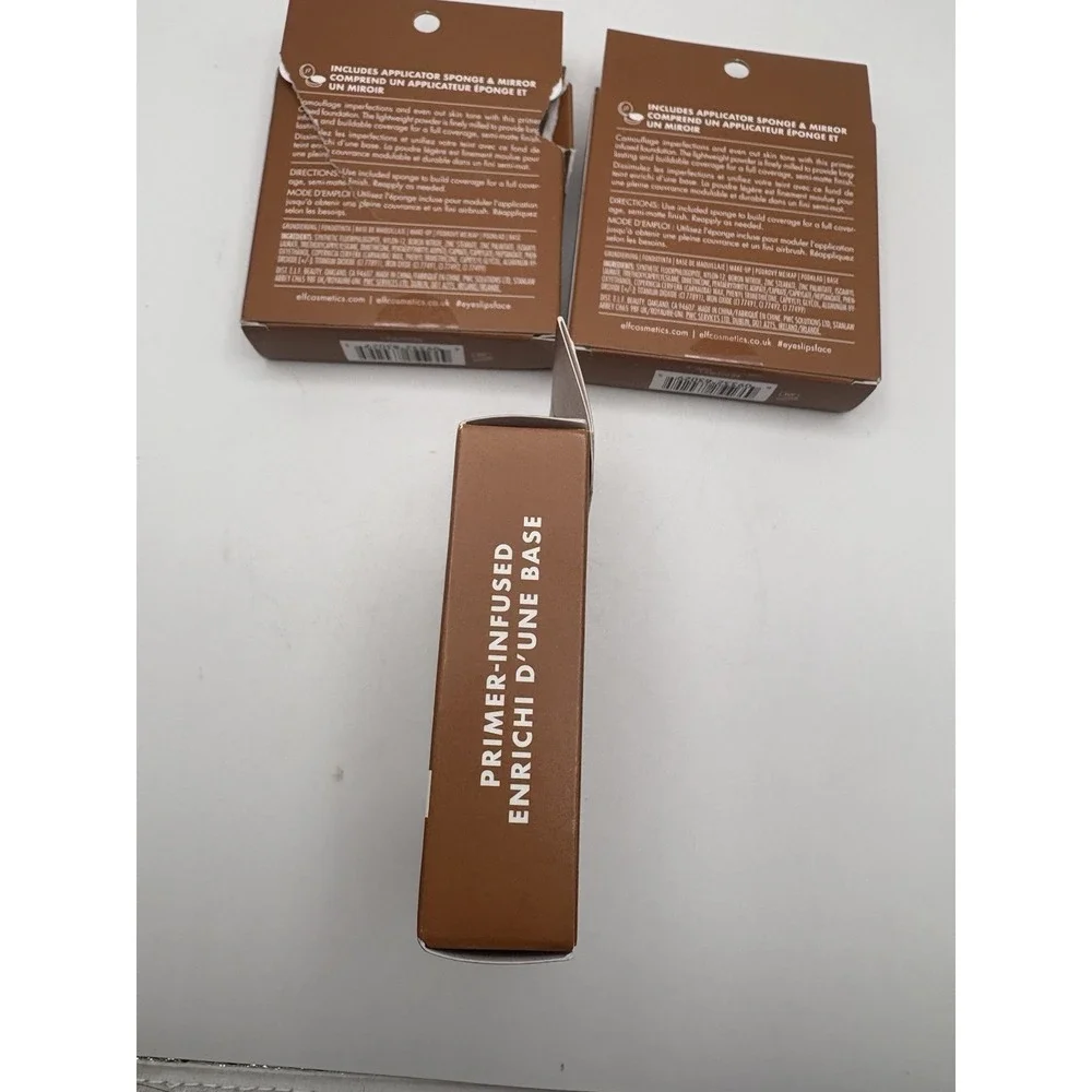 New 3x elf Camo‎ Powder Foundation .28oz 8g Tan 460 W Bronze Lot Of 3